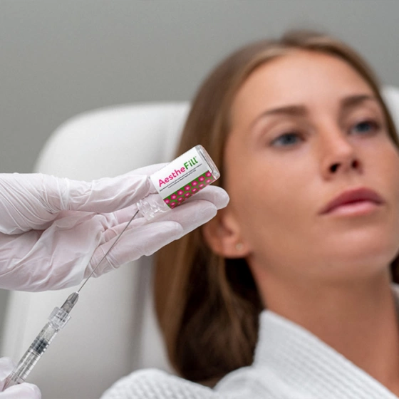 Контурная пластика препаратом AestheFill (Эстефил)